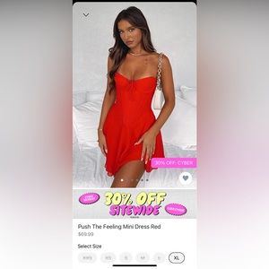 WHITE FOX MINI DRESS